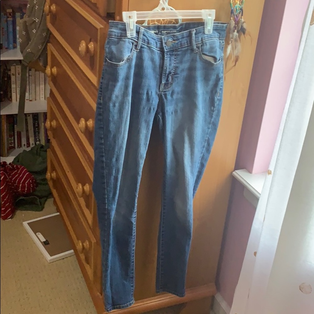 Old Navy Mid Rise Skinny Jeans
